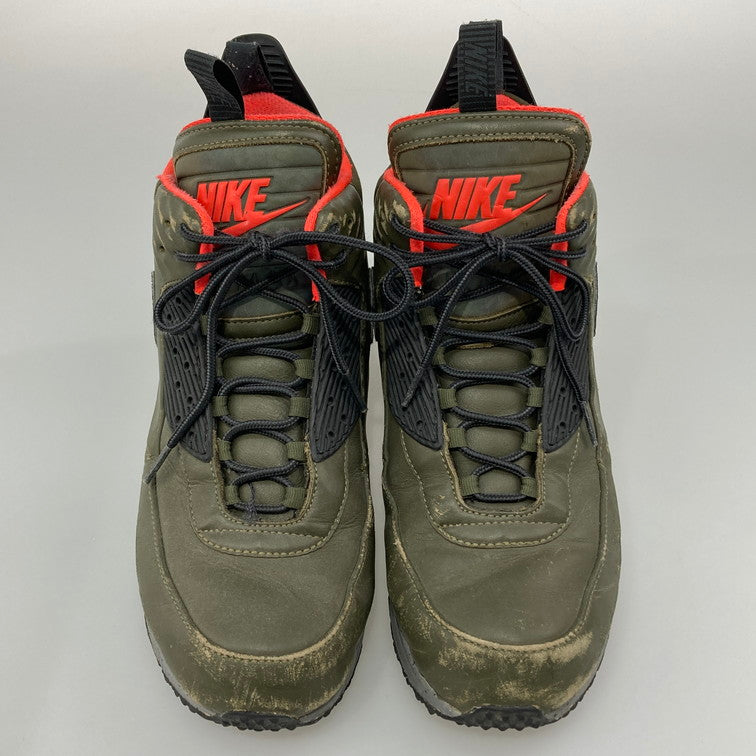 【現状渡し品】【メンズ】 NIKE ナイキ 684714-300 AIR MAX 90 SNEAKERBOOT WNTR スニーカー 本体のみ（箱なし） 160-251215-WA-05-iwa サイズ：26.5cm カラー：DARK LODEN/BLACK-BRGHT CRIMSON 万代Net店