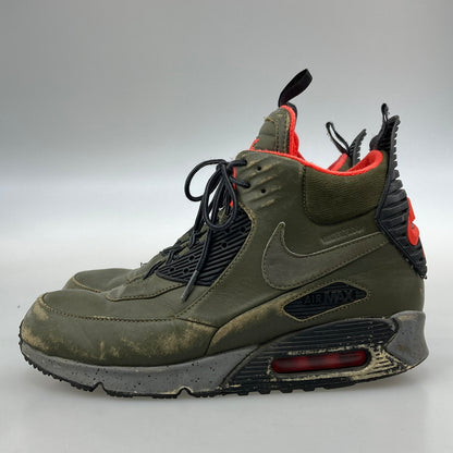 【現状渡し品】【メンズ】 NIKE ナイキ 684714-300 AIR MAX 90 SNEAKERBOOT WNTR スニーカー 本体のみ（箱なし） 160-251215-WA-05-iwa サイズ：26.5cm カラー：DARK LODEN/BLACK-BRGHT CRIMSON 万代Net店