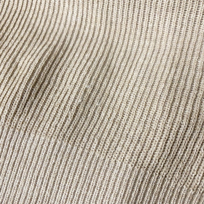 【中古品】【メンズ】 AURALEE オーラリー A21SP02CA FLAT YARN RIB KNIT PO フラット ヤーン リブ ニット プルオーバー トップス 140-260412-kh-08-izu サイズ：3 カラー：ベージュ 万代Net店