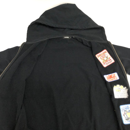【中古品】【メンズ】 XLARGE エクストララージ MULTI LOGO ZIP UP HOODIE 101244012003 フーディ パーカー 長袖 トップス 古着 142-260907-rs-05-fur サイズ：L カラー：ブラック 万代Net店