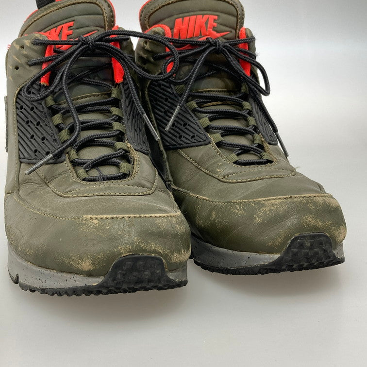 【現状渡し品】【メンズ】 NIKE ナイキ 684714-300 AIR MAX 90 SNEAKERBOOT WNTR スニーカー 本体のみ（箱なし） 160-251215-WA-05-iwa サイズ：26.5cm カラー：DARK LODEN/BLACK-BRGHT CRIMSON 万代Net店