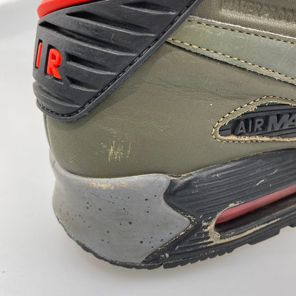 【現状渡し品】【メンズ】 NIKE ナイキ 684714-300 AIR MAX 90 SNEAKERBOOT WNTR スニーカー 本体のみ（箱なし） 160-251215-WA-05-iwa サイズ：26.5cm カラー：DARK LODEN/BLACK-BRGHT CRIMSON 万代Net店
