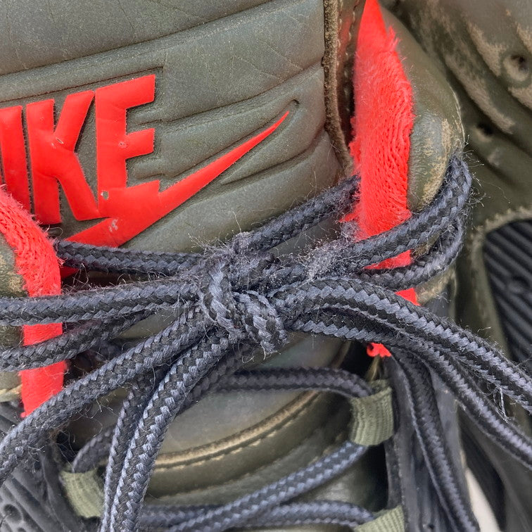 【現状渡し品】【メンズ】 NIKE ナイキ 684714-300 AIR MAX 90 SNEAKERBOOT WNTR スニーカー 本体のみ（箱なし） 160-251215-WA-05-iwa サイズ：26.5cm カラー：DARK LODEN/BLACK-BRGHT CRIMSON 万代Net店