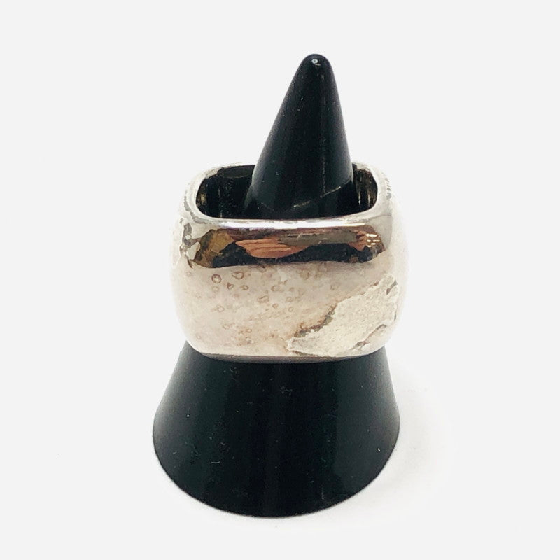 【現状渡し品】【メンズ/レディース】 CHANEL シャネル スクエアリング 指輪 アクセサリー 182-250326-hn-04-fur カラー：シルバー 11号 万代Net店