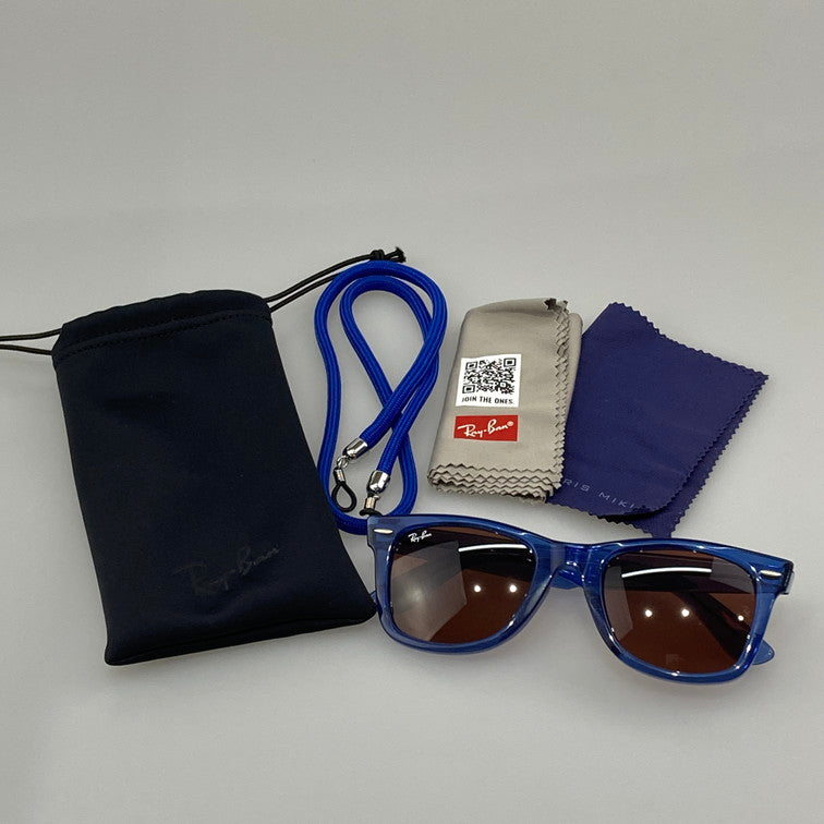 【中古品】【メンズ/レディース】 Ray-Ban レイバン サングラス 203-251215-WA-07-iwa カラー：BLUE 万代Net店