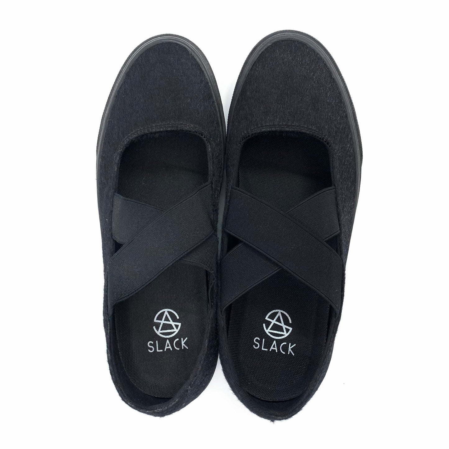 【中古美品】【メンズ】 SLACKxTAKUMA IWASAKI スラック×タクマ イワサキ フラットシューズ 靴 162-251214-yu-02-fur サイズ：26.0cm カラー：ブラック 万代Net店