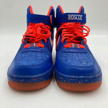 【中古品】【メンズ】 NIKE ナイキ 624185-400/AIR FORCE １ HIGH COMFORT PREMIUM RW QS SHEED WALLACE KNICKS 靴 スニーカー 160-250309-NS-5-iwa サイズ：26.5 カラー：ブルー オレンジ 万代Net店