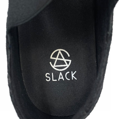 【中古美品】【メンズ】 SLACKxTAKUMA IWASAKI スラック×タクマ イワサキ フラットシューズ 靴 162-251214-yu-02-fur サイズ：26.0cm カラー：ブラック 万代Net店