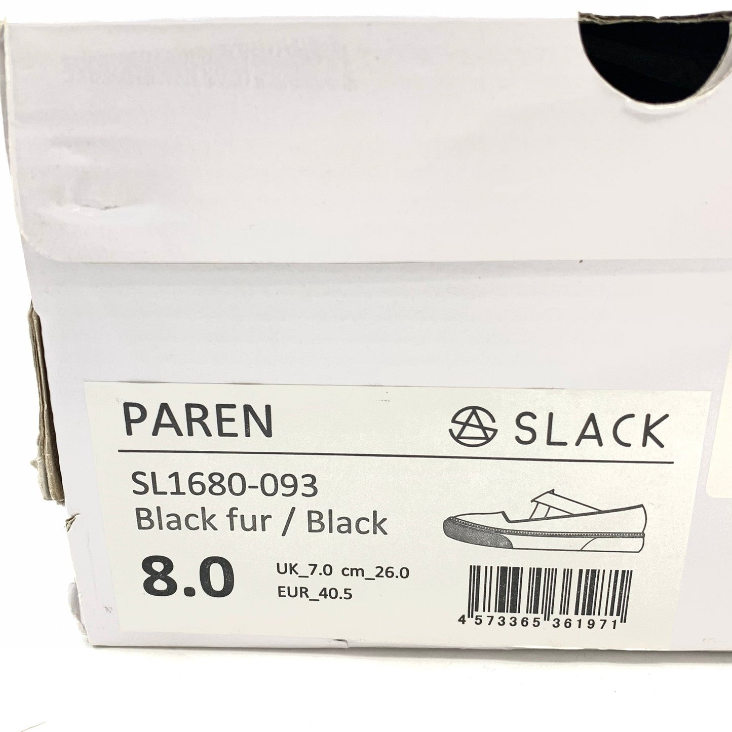 【中古美品】【メンズ】 SLACKxTAKUMA IWASAKI スラック×タクマ イワサキ フラットシューズ 靴 162-251214-yu-02-fur サイズ：26.0cm カラー：ブラック 万代Net店