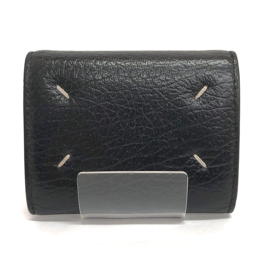 【中古品】【メンズ/レディース】 Maison Margiela メゾンマルジェラ accordion fold wallet アコーディオン 折りたたみ レザーウォレット コインケース 小銭入れ ミニ財布 181-260109-rs-02-fur カラー：ブラック 万代Net店