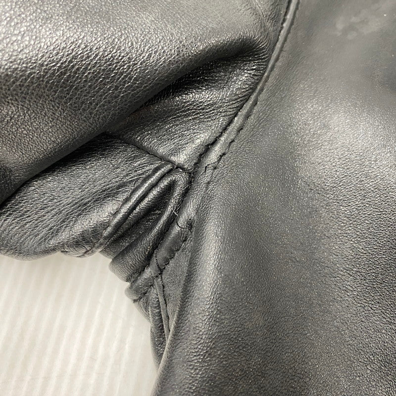 【中古品】【メンズ】 SCHOTT ショット 618H BNDL USA製 80S HORSEHIDE LEATHER DOUBLE RIDERS JACKET ホースハイド レザー ダブル ライダース レザージャケット アウター 145-260520-cs-16-izu サイズ：36 カラー：ブラック 万代Net店