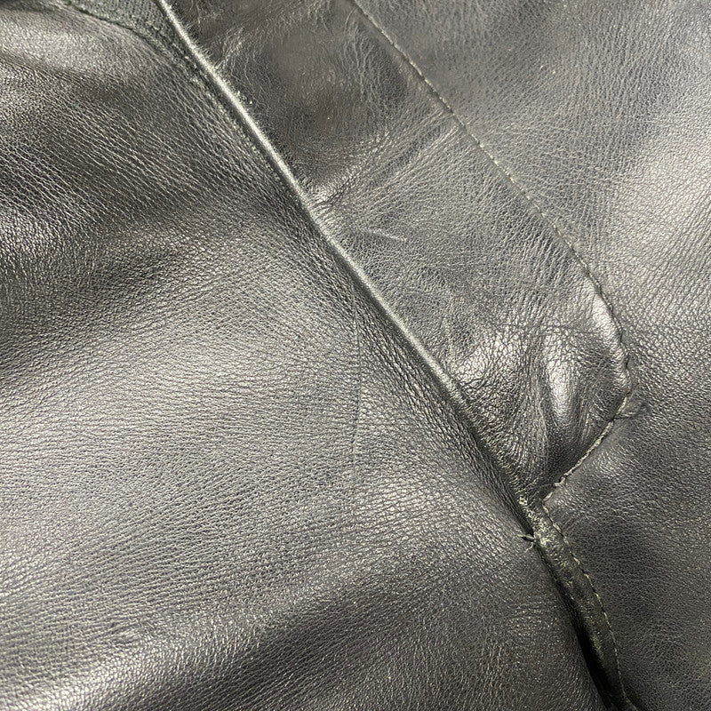 【中古品】【メンズ】 VANSON バンソン USA製 LEATHER RIDERS PANTS レザー ライダース パンツ ボトムス ズボン 156-260520-cs-17-izu サイズ：30 カラー：ブラック 万代Net店