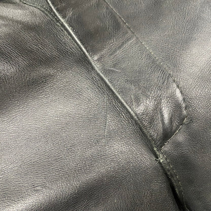 【中古品】【メンズ】 VANSON バンソン USA製 LEATHER RIDERS PANTS レザー ライダース パンツ ボトムス ズボン 156-260520-cs-17-izu サイズ：30 カラー：ブラック 万代Net店