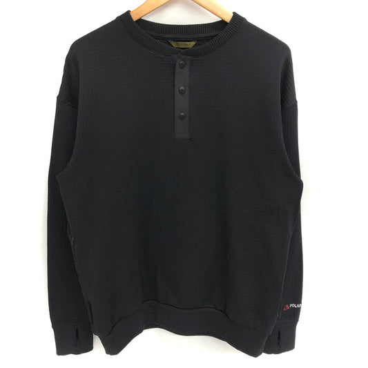 【中古品】【メンズ】 DENHAM デンハム POLARTEC ロンT 01-23-10-51-001 ポーラテック 長袖 トップス 141-260109-rs-04-fur サイズ：S カラー：ブラック 万代Net店