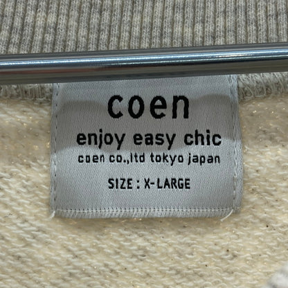 【中古品】【メンズ】 coen コーエン スウェット グレー ウルトラマンキングジョー ラグラン 147-260327-WA-06-iwa サイズ：XL カラー：グレー 万代Net店