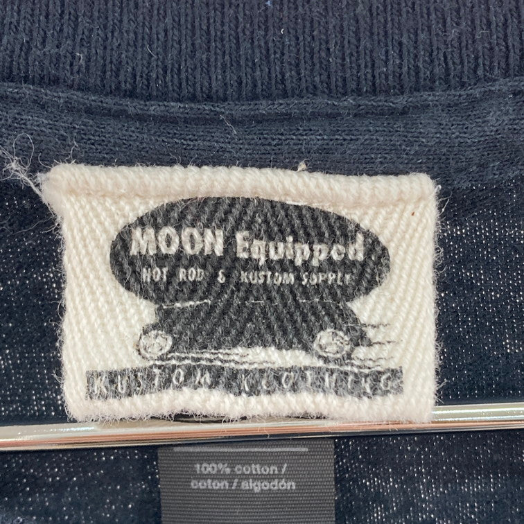 【中古品】【メンズ】 MOON CUSTOM CYCLE SHOP MCCS Tシャツ 145-260327-WA-07-iwa サイズ：S カラー：ブラック 万代Net店