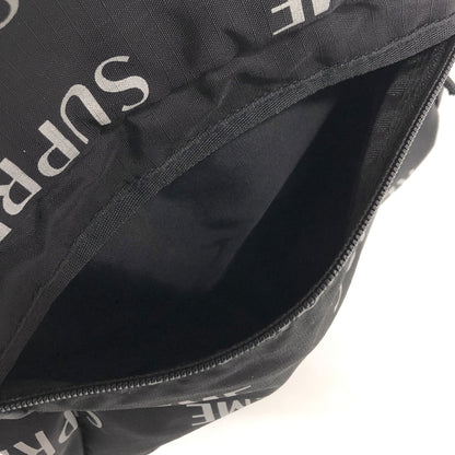 【中古品】【メンズ/レディース】 SUPREME シュプリーム 3M REFLECTIVE REPEAT BACKPACK バックパック リュック ロゴ総柄 鞄 149-260909-rs-01-fur カラー：ブラック 万代Net店
