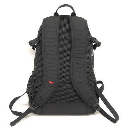 【中古品】【メンズ/レディース】 SUPREME シュプリーム 3M REFLECTIVE REPEAT BACKPACK バックパック リュック ロゴ総柄 鞄 149-260909-rs-01-fur カラー：ブラック 万代Net店
