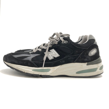【現状渡し品】【メンズ/レディース】 NEW BALANCE ニューバランス MadeinU.K.991V2 U991BK2 スニーカー シューズ 靴 162-251023-rs-03-fur サイズ：US7 1/2D (25.5cm相当) カラー：ブラック 万代Net店