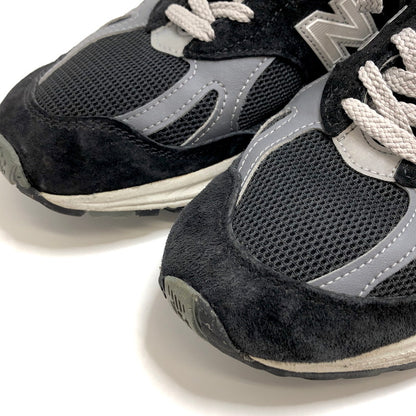 【現状渡し品】【メンズ/レディース】 NEW BALANCE ニューバランス MadeinU.K.991V2 U991BK2 スニーカー シューズ 靴 162-251023-rs-03-fur サイズ：US7 1/2D (25.5cm相当) カラー：ブラック 万代Net店