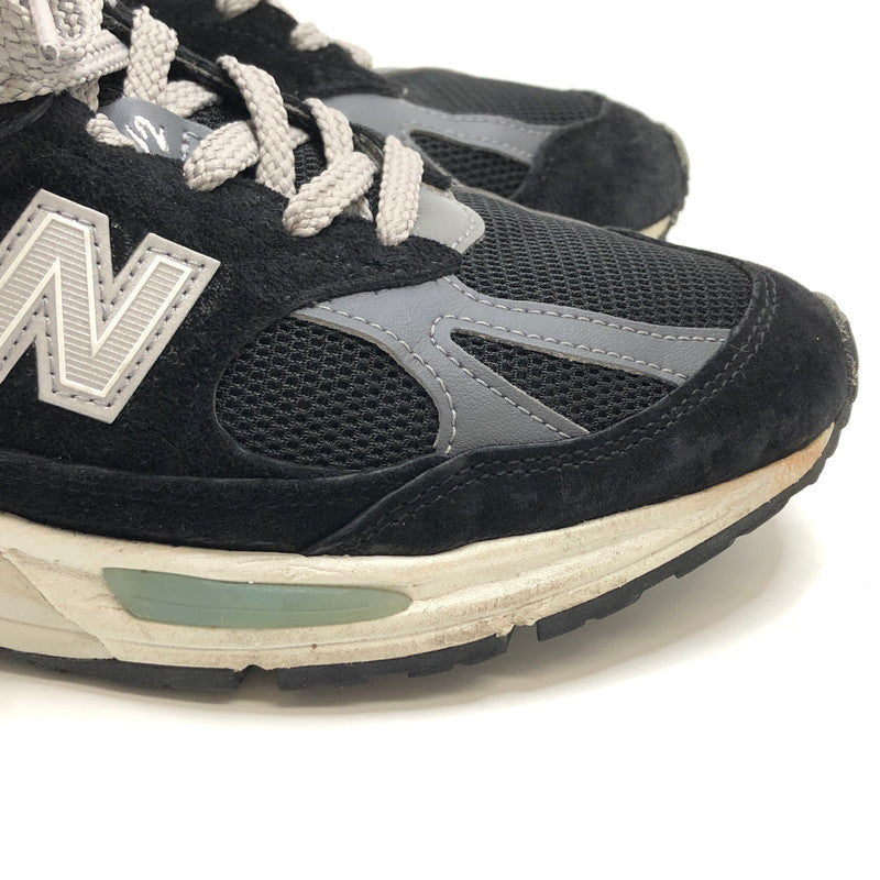 【現状渡し品】【メンズ/レディース】 NEW BALANCE ニューバランス MadeinU.K.991V2 U991BK2 スニーカー シューズ 靴 162-251023-rs-03-fur サイズ：US7 1/2D (25.5cm相当) カラー：ブラック 万代Net店