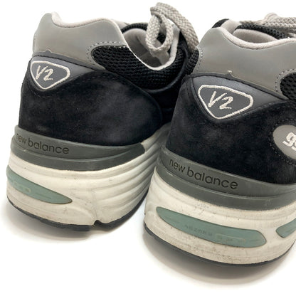 【現状渡し品】【メンズ/レディース】 NEW BALANCE ニューバランス MadeinU.K.991V2 U991BK2 スニーカー シューズ 靴 162-251023-rs-03-fur サイズ：US7 1/2D (25.5cm相当) カラー：ブラック 万代Net店