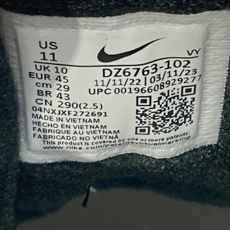 【中古品】【メンズ】 NIKE ナイキ NIKE×BILLIE EILISH DZ6763-102 AIR ALPHA FORCE 88 BLACK AND WHITE エア アルファフォース 88 スニーカー 160-251219-WA-02-iwa サイズ：29cm カラー：WHITE/BLACK-NEUTRAL GREY 万代Net店