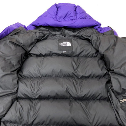 【中古品】【メンズ/レディース】 THE NORTH FACE ザ・ノースフェイス HMLYN DOWN PARKA NF0A4QYXNL4 ダウンジャケット アウター アウトドア系 144-241121-rs-02-fur サイズ：S カラー：ブラック/パープル 万代Net店