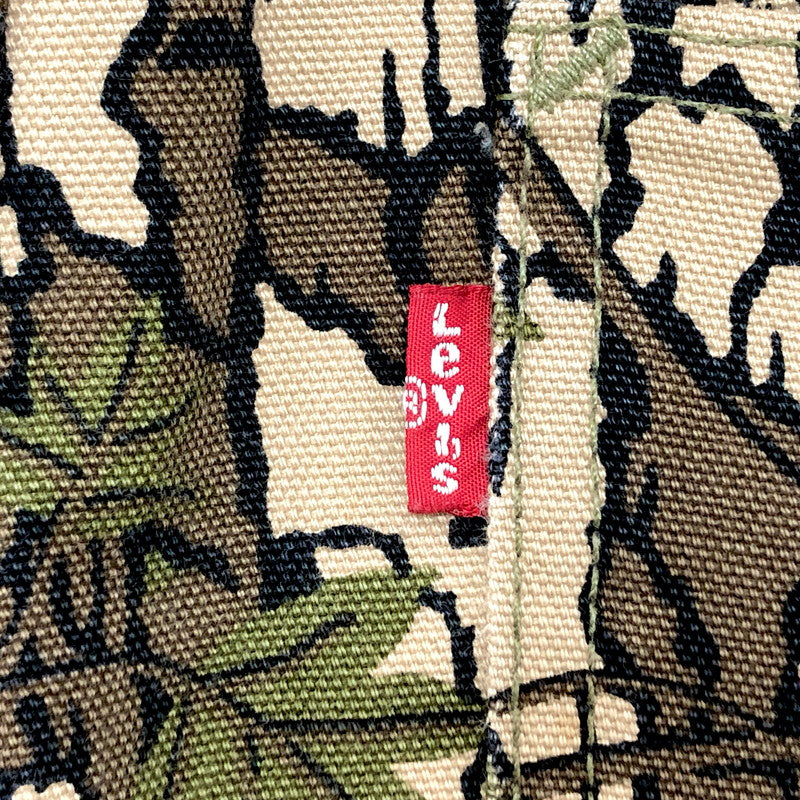 【中古品】【メンズ】 Levi's リーバイス × Supreme Camoflage Canvas Overall's オーバーオール オールインワン リアルツリー 総柄 ボトムス 149-251023-rs-05-fur サイズ：W32 L32 カラー：カモフラージュ 万代Net店