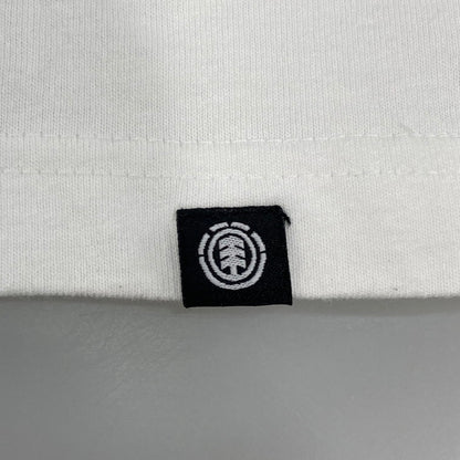 【中古品】【メンズ】 ELEMENT バックプリント 長袖 Tシャツ ロンT 147-260327-WA-09-iwa サイズ：XL カラー：ホワイト 万代Net店