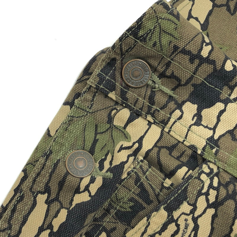 【中古品】【メンズ】 Levi's リーバイス × Supreme Camoflage Canvas Overall's オーバーオール オールインワン リアルツリー 総柄 ボトムス 149-251023-rs-05-fur サイズ：W32 L32 カラー：カモフラージュ 万代Net店