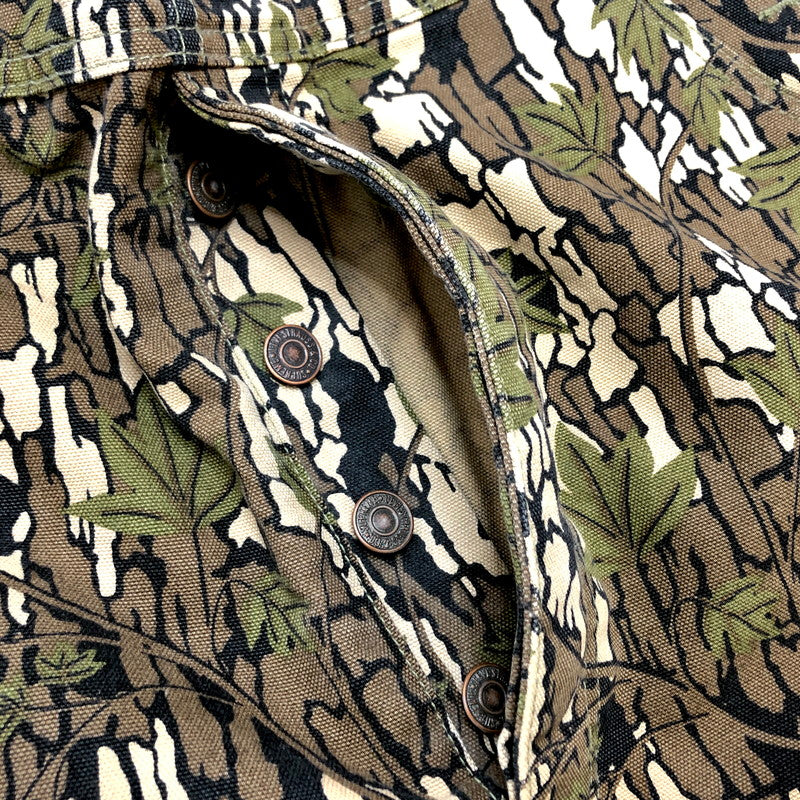 【中古品】【メンズ】 Levi's リーバイス × Supreme Camoflage Canvas Overall's オーバーオール オールインワン リアルツリー 総柄 ボトムス 149-251023-rs-05-fur サイズ：W32 L32 カラー：カモフラージュ 万代Net店