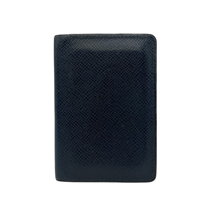 【中古品】【メンズ/レディース】 LOUIS VUITTON ルイ・ヴィトン M30535 MI8106 タイガ オーガナイザー ドゥポッシュ カードケース 小物 179-260805-cs-09-izu カラー：ネイビー 万代Net店