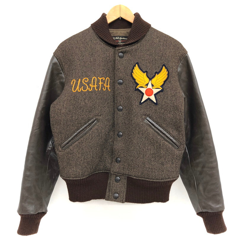 【中古品】【メンズ】 TOYS McCOY トイズマッコイ MILITARY CADET JACKET USAFA CATCH US IF YOU CAN TMJ1412 カデットジャケット ビーチクロス ロードランナー アウター アメカジ系 145-241121-rs-03-fur サイズ：38 カラー：ブラウン 万代Net店