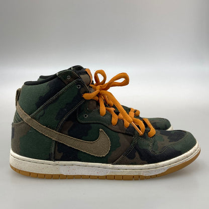 【中古品】【メンズ】 NIKE ナイキ SB 646552-037 DUNK HIGH FIVEONEO CAMO ダンク ハイ ファイブワンオー カモ スニーカー 本体のみ（箱なし） 160-251219-WA-05-iwa サイズ：26.5cm カラー：迷彩 オレンジ 万代Net店
