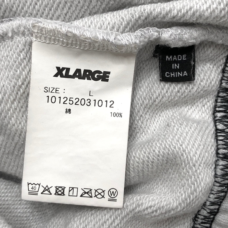 【中古品】【メンズ】 XLARGE エクストララージ COMMUNITY SPIRIT SWEATPANTS 101252031012 スウェットパンツ ボトムス 古着 153-260909-rs-04-fur サイズ：L カラー：グレー 万代Net店