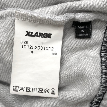 【中古品】【メンズ】 XLARGE エクストララージ COMMUNITY SPIRIT SWEATPANTS 101252031012 スウェットパンツ ボトムス 古着 153-260909-rs-04-fur サイズ：L カラー：グレー 万代Net店