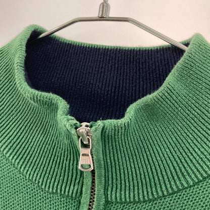 【中古品】【メンズ】 TOMMY HILFIGER トミーヒルフィガー ハーフジップ ニットセーター 147-260327-WA-11-iwa サイズ：XL カラー：グリーン 万代Net店