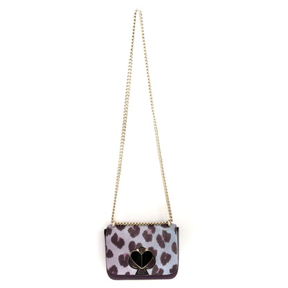 【中古品】【レディース】 KATE SPADE ケイトスペード TWIST ROCK LEOPARD SHOULDER BAG 2WAY ショルダーバッグ 鞄 188-260622-rs-01-fur カラー：パープル 万代Net店