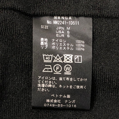 【中古品】【メンズ】 NANGA  ナンガ RIB COLLAR COACH JACKET NW2241-1D511 リブカラーコーチジャケット ナイロンジャケット ブルゾン ライトアウター アウトドア系 144-241121-rs-04-fur サイズ：M カラー：ブラック 万代Net店