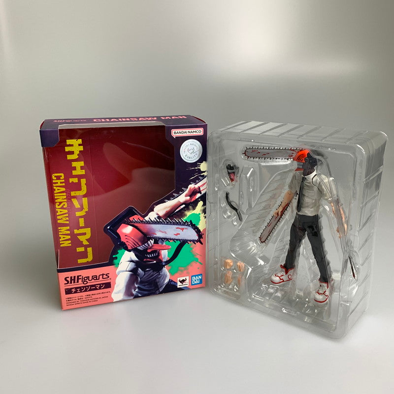【現状渡し品】 S.H.F チェンソーマン 塗装済み 可動フィギュア 051-260914-hu-11-min 万代Net店