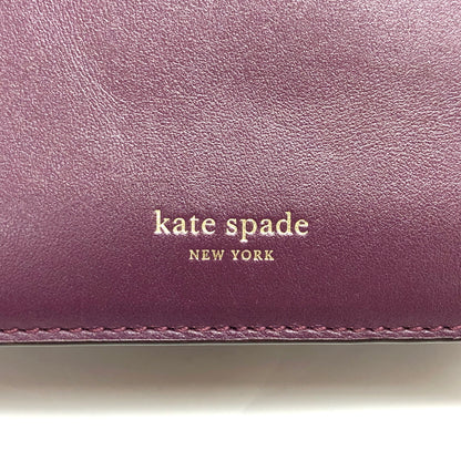 【中古品】【レディース】 KATE SPADE ケイトスペード TWIST ROCK LEOPARD SHOULDER BAG 2WAY ショルダーバッグ 鞄 188-260622-rs-01-fur カラー：パープル 万代Net店
