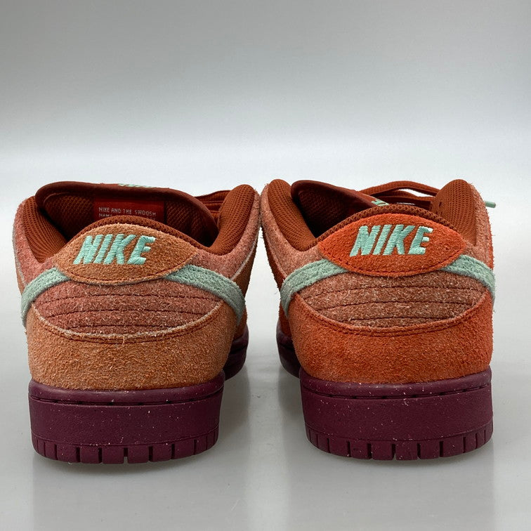 【中古品】【メンズ】 NIKE ナイキ SB DV5429-601 DUNK LOW PRO PRM MYSTIC RED AND ROSEWOOD ダンク ロー プロ プレミアム スニーカー 160-251219-WA-06-iwa サイズ：28.5cm カラー：MYSTIC RED/EMERALD RISE 万代Net店