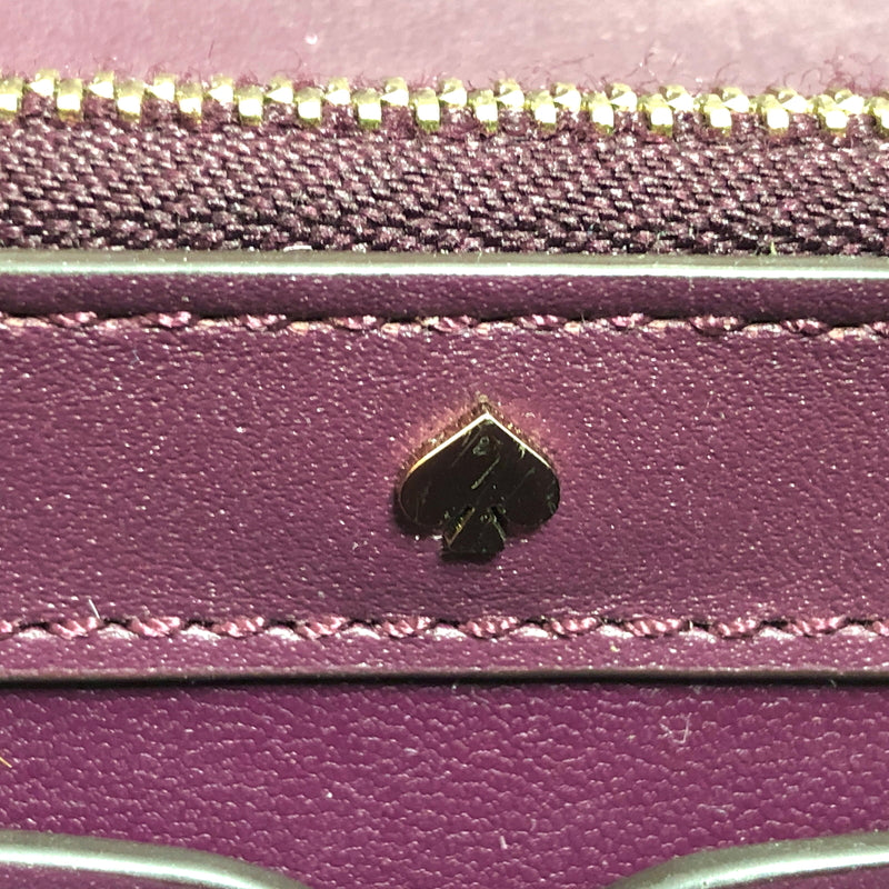 【中古品】【レディース】 KATE SPADE ケイトスペード TWIST ROCK LEOPARD SHOULDER BAG 2WAY ショルダーバッグ 鞄 188-260622-rs-01-fur カラー：パープル 万代Net店