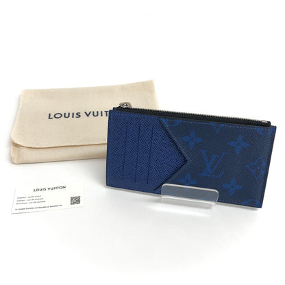 【中古品】【メンズ】 LOUIS VUITTON ルイ・ヴィトン タイガラマ コインカード・ホルダー M30270 レザー コインケース 小銭入れ 小物入れ 財布 179-241121-rs-05-fur カラー：コバルト 万代Net店