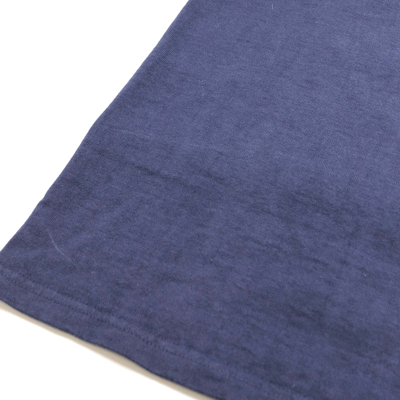 【中古品】【メンズ】 STUDIO D'ARTISAN ステュディオダルチザン 和歌山吊り編みフットボールＴシャツ カットソー 七分袖 トップス 古着 145-260909-rs-05-fur サイズ：L カラー：ネイビー 万代Net店