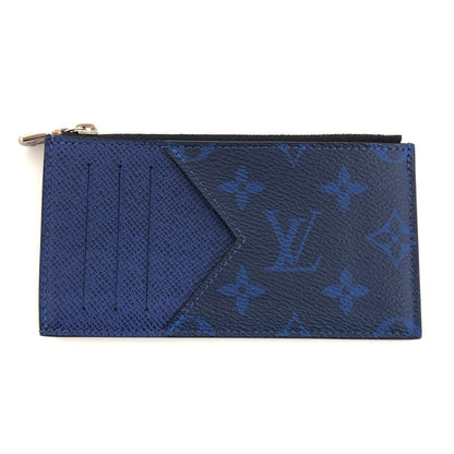 【中古品】【メンズ】 LOUIS VUITTON ルイ・ヴィトン タイガラマ コインカード・ホルダー M30270 レザー コインケース 小銭入れ 小物入れ 財布 179-241121-rs-05-fur カラー：コバルト 万代Net店