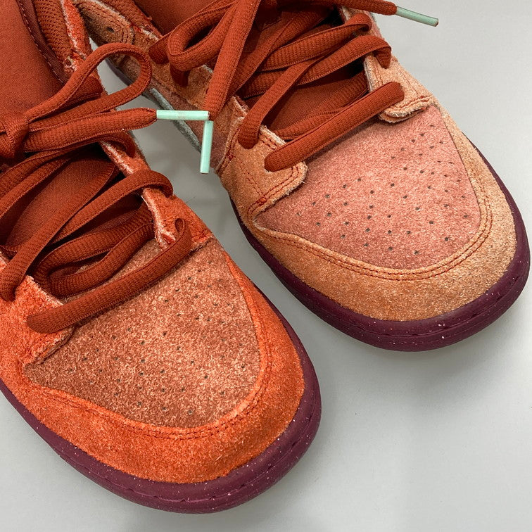 【中古品】【メンズ】 NIKE ナイキ SB DV5429-601 DUNK LOW PRO PRM MYSTIC RED AND ROSEWOOD ダンク ロー プロ プレミアム スニーカー 160-251219-WA-06-iwa サイズ：28.5cm カラー：MYSTIC RED/EMERALD RISE 万代Net店