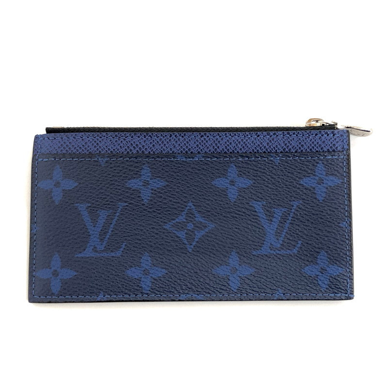 【中古品】【メンズ】 LOUIS VUITTON ルイ・ヴィトン タイガラマ コインカード・ホルダー M30270 レザー コインケース 小銭入れ 小物入れ 財布 179-241121-rs-05-fur カラー：コバルト 万代Net店