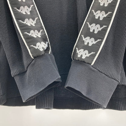 【中古品】【メンズ】 Kappa カッパ 長袖Tシャツ ロンT 148-260328-WA-01-iwa サイズ：XL カラー：ブラック 万代Net店
